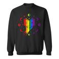 Rainbow Book With Stars And Moon Phases Gay Pride LGBT Sweatshirt