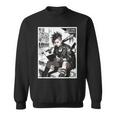 Read Books Fight Fascists Punk Girl Sweatshirt Read Books Fight Fascists Punk Girl Sweatshirt