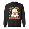 Read More Books With Ghost For Halloween Teacher Costume Sweatshirt