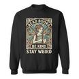 Read Books Be Kind Stay Weird Tarot Fairy Coffee Reading FAE Sweatshirt