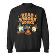 Read S'More Books Camping Outdoors Travel Campfire Smores Sweatshirt