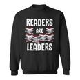 Readers Are Leaders Book Lover Librarian Sayings Quotes Sweatshirt