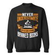 Reading Banned Books Old Man Saying Reader Book Bans Men Sweatshirt Reading Banned Books Old Man Saying Reader Book Bans Men Sweatshirt