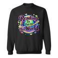 Reading Is Out Of This World Space Books Lover Kid Boy Sweatshirt
