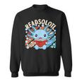 Readsolotl Axolotl Axolotl Lover Kawaii Reading Book Sweatshirt