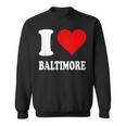 Red Heart I Love Baltimore スウェットシャツ