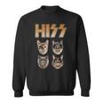 Hiss Rocktars 猫と子猫 スウェットシャツ