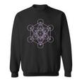 Sacred Geometry メタトロン キューブ Psy Trance Yoga Dmt Lsd Goa スウェットシャツ