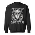 Sideeyes シュービルコウノトリの子育てをスキップしましょう 長袖tシャツ スウェットシャツ