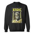 Stoic Philosophy Vintage Book Cover Stoicism Philosopher Sweatshirt