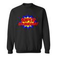 Super Grandma Comic Book Style Superhero Sweatshirt