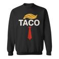 TACO トランプズ・オールウェイズ・チキン・アウト・タコス スウェットシャツ
