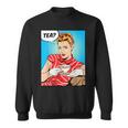Tea Pop Art Comic Book Cartoon Tea Party Tea Lover Drinking Sweatshirt Tea Pop Art Comic Book Cartoon Tea Party Tea Lover Drinking Sweatshirt
