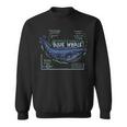 Trendy Blue Whale Facts スウェットシャツ