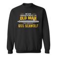 Ussシーウルフssn-21サブマリン 長袖tシャツ スウェットシャツ