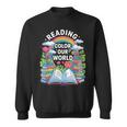 Women's Reading Colors Our World Rainbow Books Kids Sweatshirt