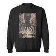 Y2k Hip Hop Fashionヒップホップ メンズ レディース ストリートウェア レトロホラー モンスター タコ スウェットシャツ