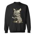 Zebra Reading Book Lover Sweatshirt