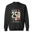 アメリカ250周年記念 愛国心が強い7月4日 250年 長袖tシャツ スウェットシャツ