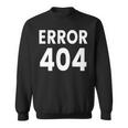 エラー404 長袖tシャツ スウェットシャツ