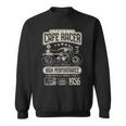 カフェ レーサー バイクの誕生日 1956 年生まれのバイカー 長袖tシャツ スウェットシャツ