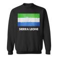 シエラレオネ国旗tシャツ スウェットシャツ