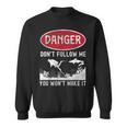 スキューバダイビング ダイバー Danger Don't Follow Me You Won't Make It スウェットシャツ