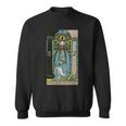 タロットカード The High Priestess ビンテージカード2 長袖tシャツ スウェットシャツ