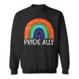 レインボーフラッグ プライド アリー ゲイプライド 月 Lgbtq Ally Lgbt スウェットシャツ