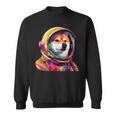 柴犬 面白いtシャツ 犬 宇宙飛行士 かわいい メンズ 子供 おもしろ 服 グッズ ネタ 犬好き スウェットシャツ