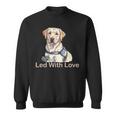 自閉症啓発サポート犬ラブラドールのニューロダイバーシティ 長袖tシャツ スウェットシャツ