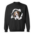 面白いtシャツ ビーグル 犬 イヌ わんこ メンズ 犬好き グッズ かわいい おもしろ 面白い 服 ネタ スウェットシャツ