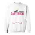 18th Birthday Girl 18 Years Party Guest Book Sweatshirt