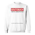 18th Birthday Guest Book Shirt Party And Celebration Idea Sweatshirt