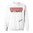 23rd Birthday Guest Book Sweatshirt