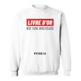 30th Birthday Man Woman 30th Birthday Party Guest Book Sweatshirt