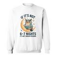 6-7 Nights Reading Owl On Moon Book Lover Reading Sweatshirt