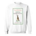 Anna Karenina Leo Tolstoy ヴィンテージブックカバー スウェットシャツ