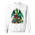 Book Dragon Reading Books Sweatshirt