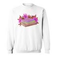 Book Lovers Wildflowers Book Reading Shirt Cute Teacher For Women Sweatshirt