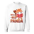 Book Nerd Well Red Panda Cute Bear Book Nerd Zookeeper Sweatshirt