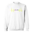 Book Shelf Heartbeat Sweatshirt