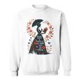 Books Minds Umbrellas Quote Reading Lover Vintage Reader Sweatshirt