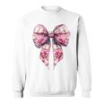 Coquette Bow Bookworm Book Reader Reading Books Pattern Girl Sweatshirt