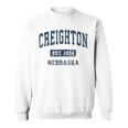 Creighton ネブラスカne ビンテージアスレチックスポーツデザイン スウェットシャツ