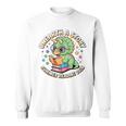 Dino Reading Books Unearth a Story Summer Reading Dinosaur Sweatshirt