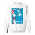 Dr Seuss The Cat In The Hat Book Cover Premium Sweatshirt Dr Seuss The Cat In The Hat Book Cover Premium Sweatshirt