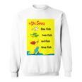 Dr Seuss One Fish Two Fish Book Cover Premium Tri-Blend Sweatshirt