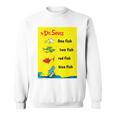 Dr Seuss One Fish Two Fish Book Cover Sweatshirt