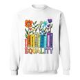 Equality Books Wildflower Rainbow LGBT Lesbian Gay Pride Sweatshirt Equality Books Wildflower Rainbow LGBT Lesbian Gay Pride Sweatshirt
